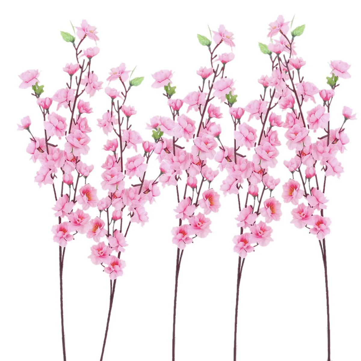

6 Pcs Branch Birthday Decoration for Girl Peach Blossom Flowers Decorative Wreath