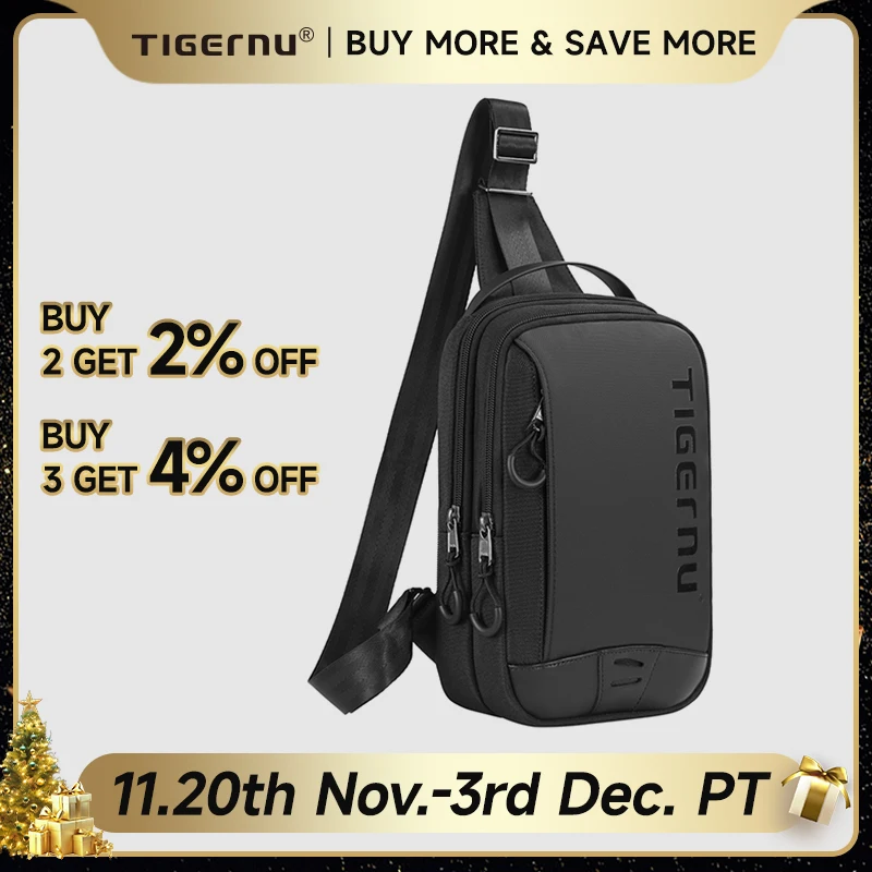 Мужская сумка-тоут Tigernu  стильная мужская сумка на плечо для iPad 9,7 дюйма повседневная через плечо