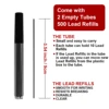 500Pcs/Box 1.3mm HB Mechanical Pencil Refill Mechanical Pencil Leads HB Pencil Automatic Pencil Core Refill School Black 2