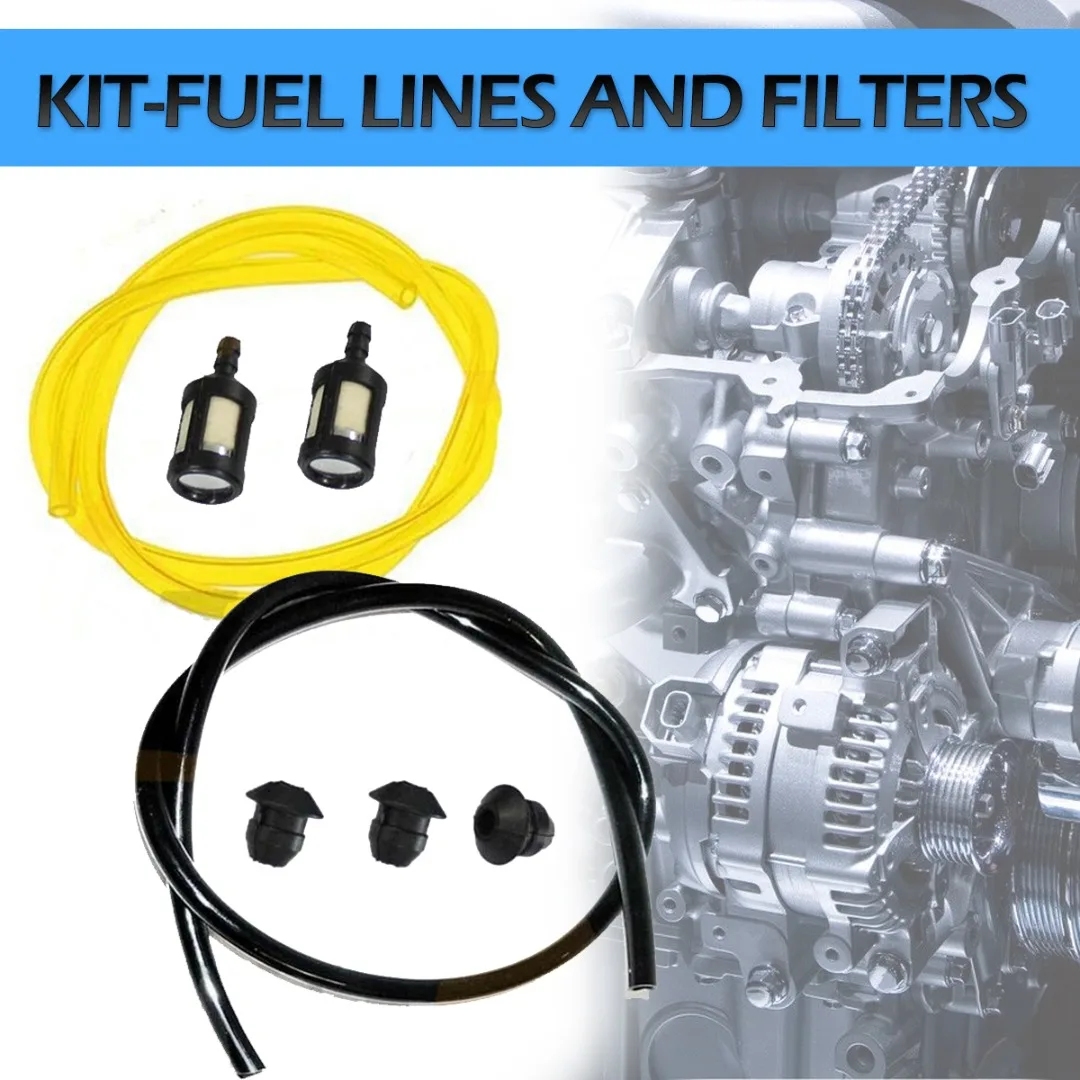

1set Trimmer Power Tools Durable Fuel Line Hose Filter Grommet Practical Fuels System Replacement Accessories