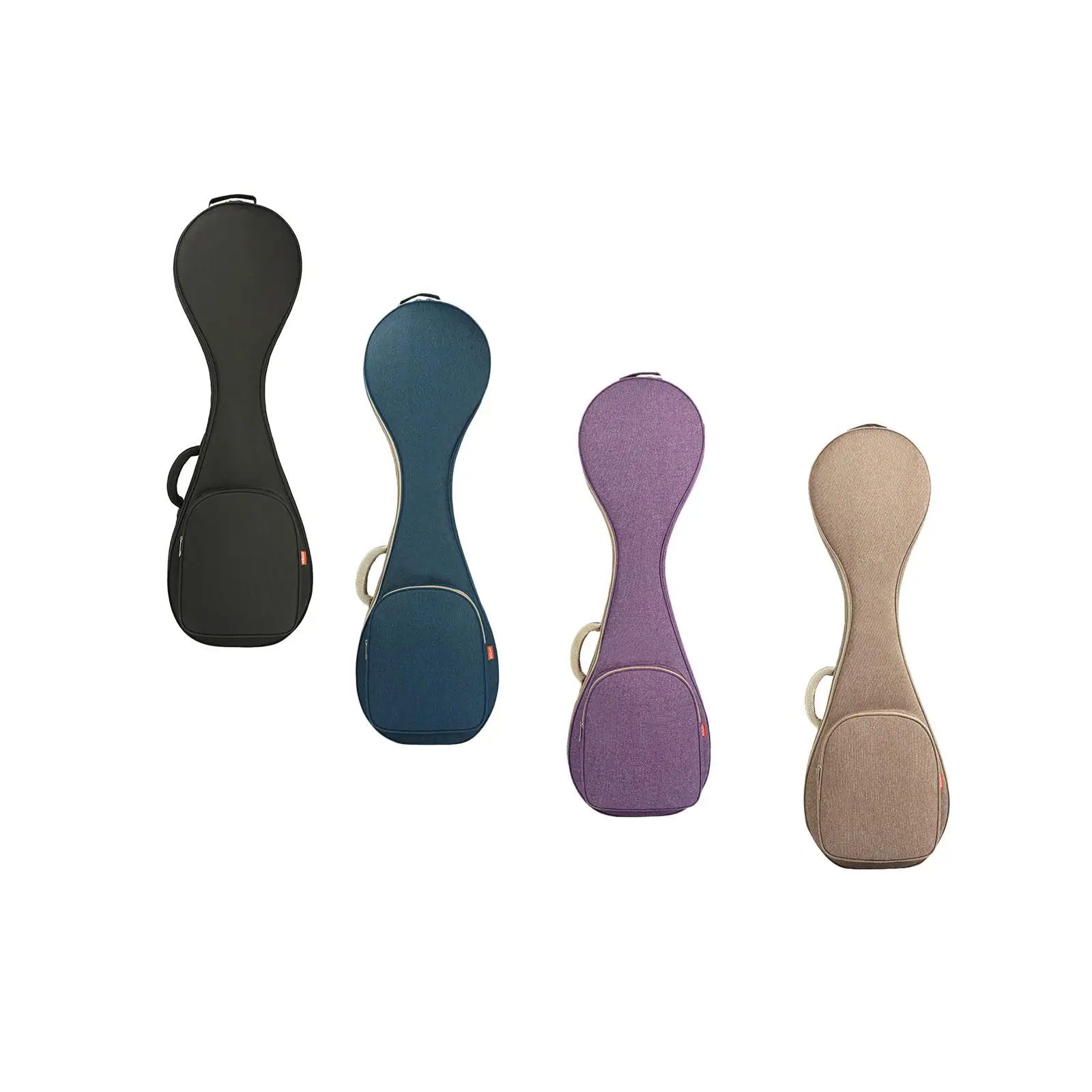 Chinese Lute Instrument Bag Shockproof Thick Oxford Cloth Pipa Carrying Case