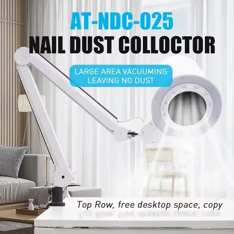 Professional 4blanc Client Oem Two-in-one Shadowless Lamp Nail Dust Collector For Nail Salon 2