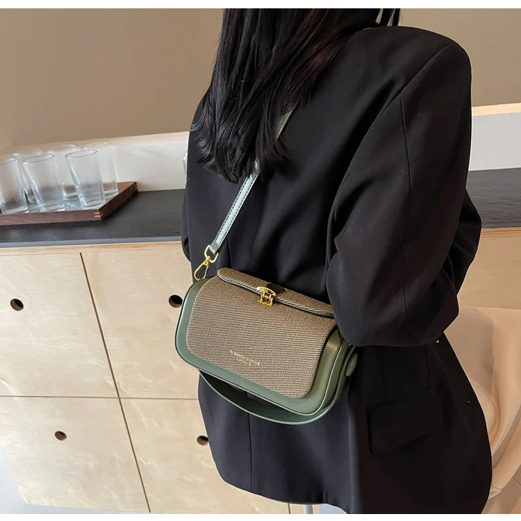 Mini Square Crossbody Bag - Luxury Designer Handbag Box Shape Satchel
