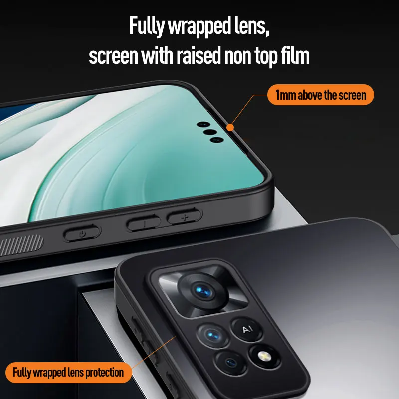 Frosted Matte Dazzling Silicone Protective Phone Case