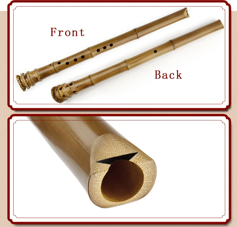 Description Picture 5 of itemG Key TangKou NanXiao Eight Holes Woodwind Chinese Professional Musical Instruments With Bag Not Shakuhachi For Professional