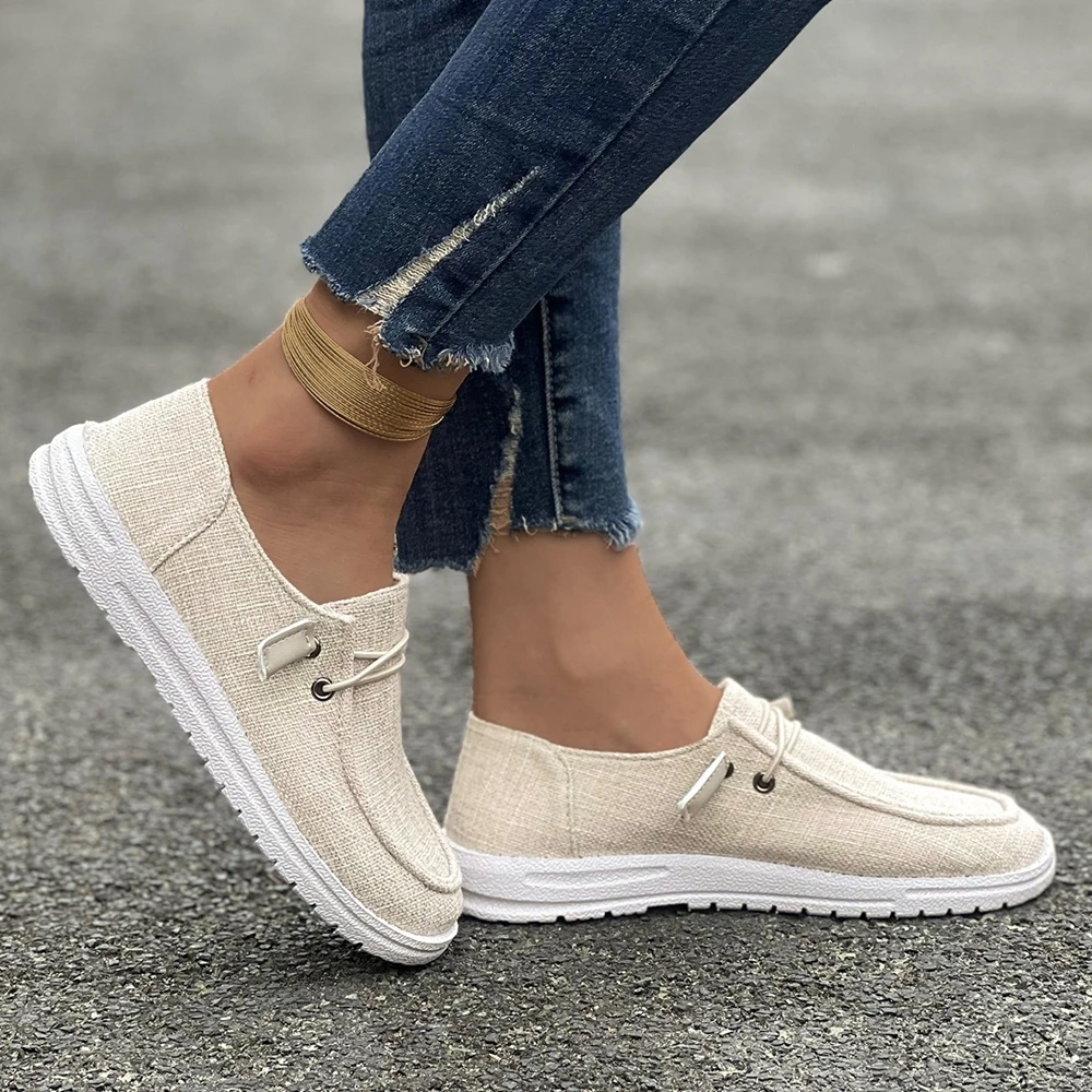 SHLIANG Damen Canvas Atmungsaktive Mode Vulkanisierte Sportschuhe Frau Casual Flache Schuhe Weibliche Leichte Wanderschuhe SB168_voghion.com