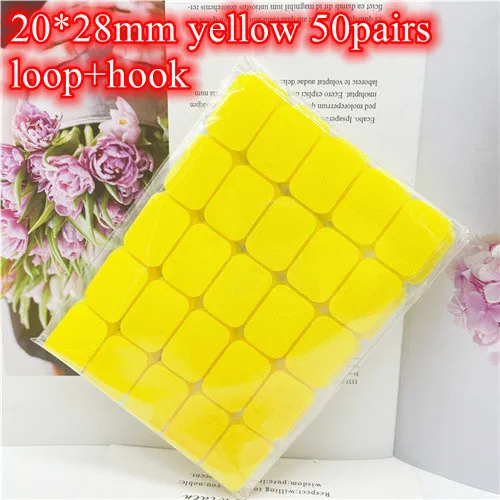 20x28mm yellow 50pai