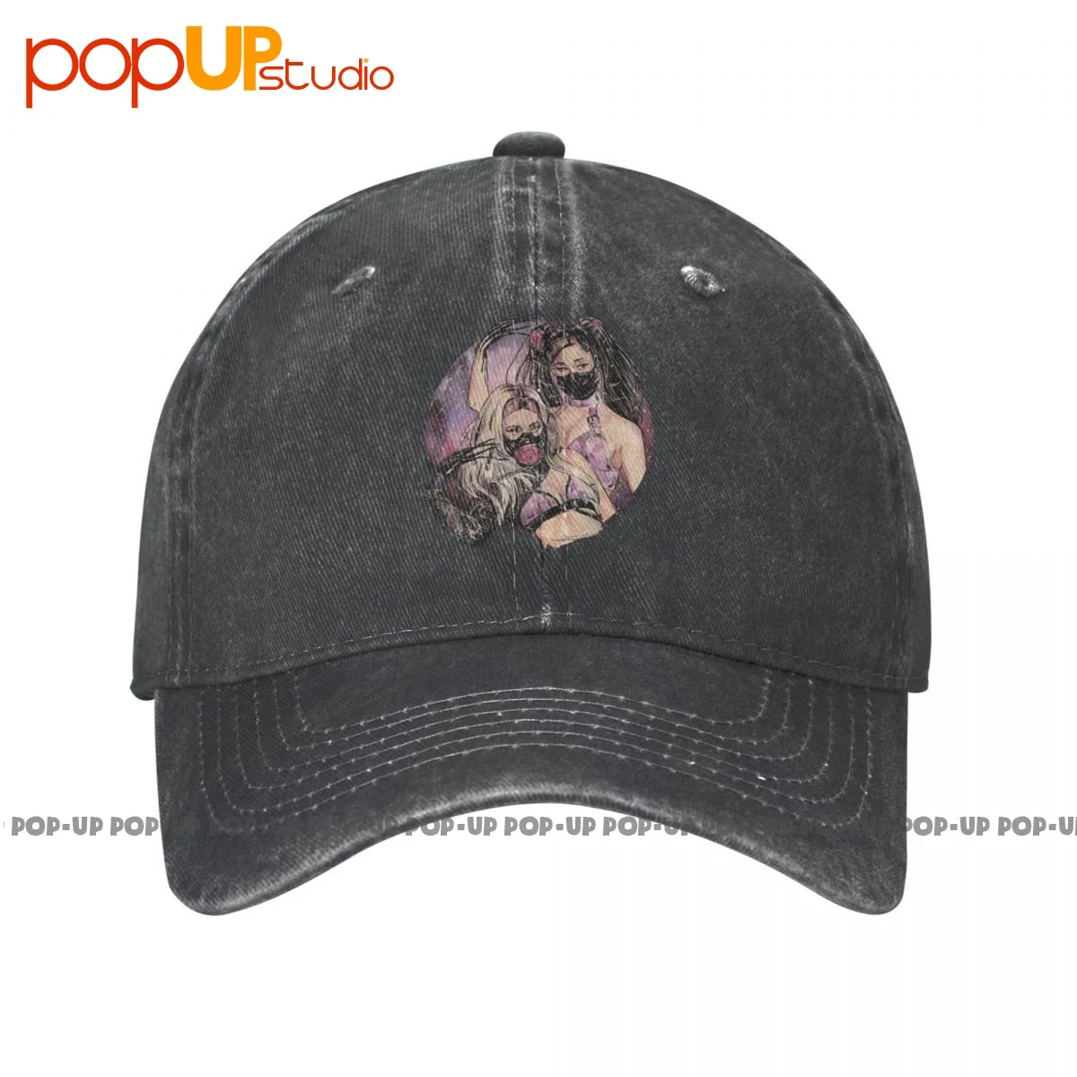 Gaga X Aritana Chromatica Rain On Me Vmas Washed Denim Berretto Da Baseball Cappelli Da Camionista I Più Venduti