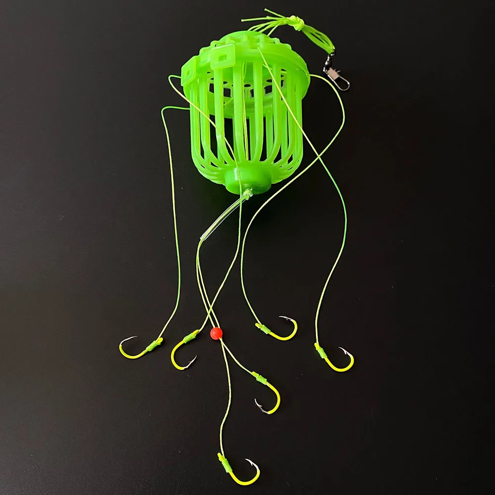 Explosion Hook New Fishing Hooks Explosion Baits Cage Box Hook Spherical Cage Basket ...