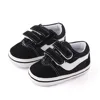 Spring and Autumn Baby Casual Sneakers Girls Boys Fashion Desion Soft Sole Hook&loop Solid Newborn Toddler Shoes First Walkers 6