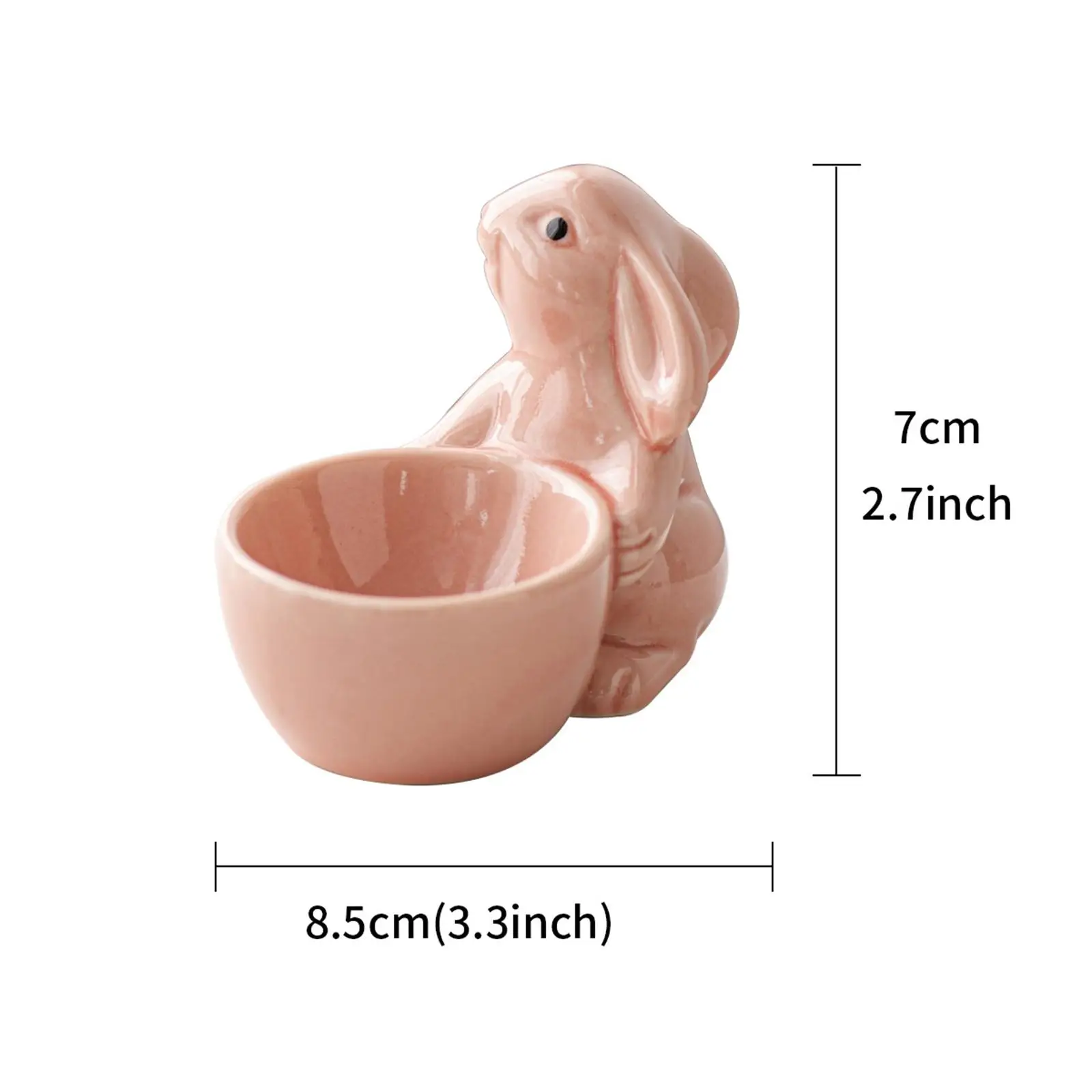 Egg Cup Display Dinner Kitchen Utensils Lunch Home Decor Breakfast for Hard Boiled Eggs Easter Bunny Egg Stand Holder