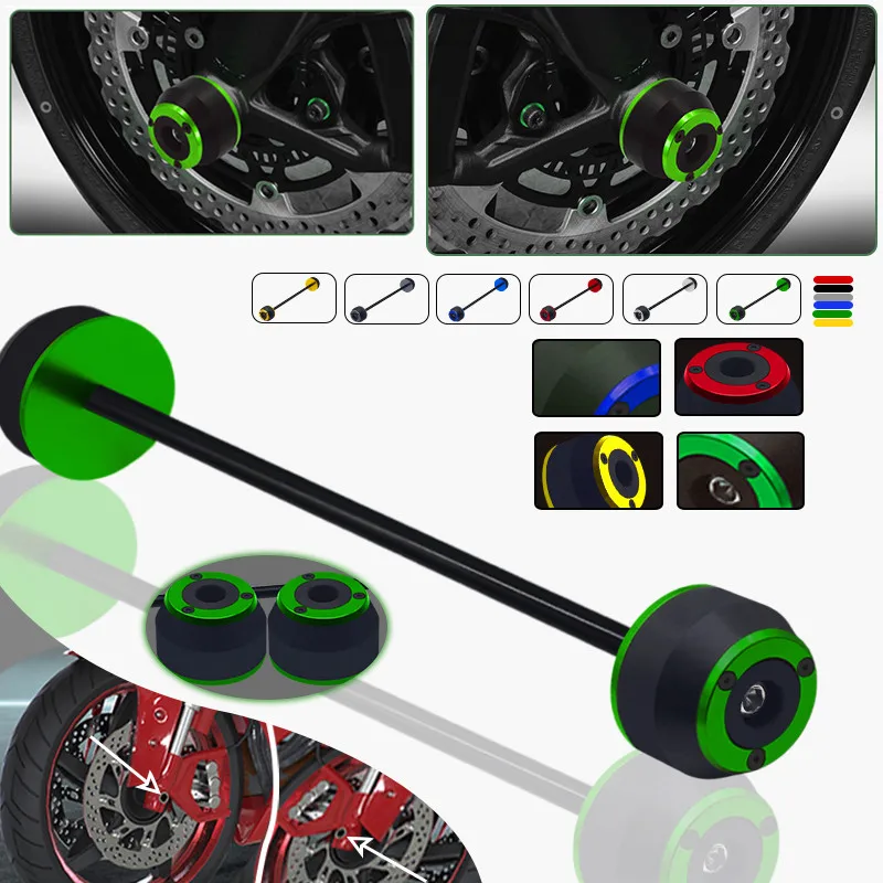 

2024 For Z1000SX z1000sx Z 1000SX 2011-2021 Motorcycle CNC Front And Rear Axle Fork Crash Sliders Wheel Drop Falling Protection