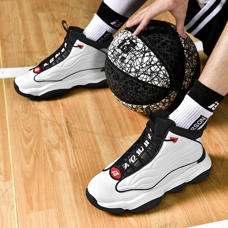High Ankle Youth Casual Sport Footwear Boy Girl School Sports Training Basketball Shoes Running Shoes Student Outdoor Shoes