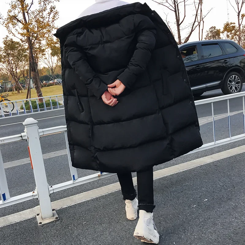 Men Winter Casual Long Down Jackets Coat High Quality Casual Fashion Pike Jacket Plus Size 5XL Men Thick Windbreaker Outerwear