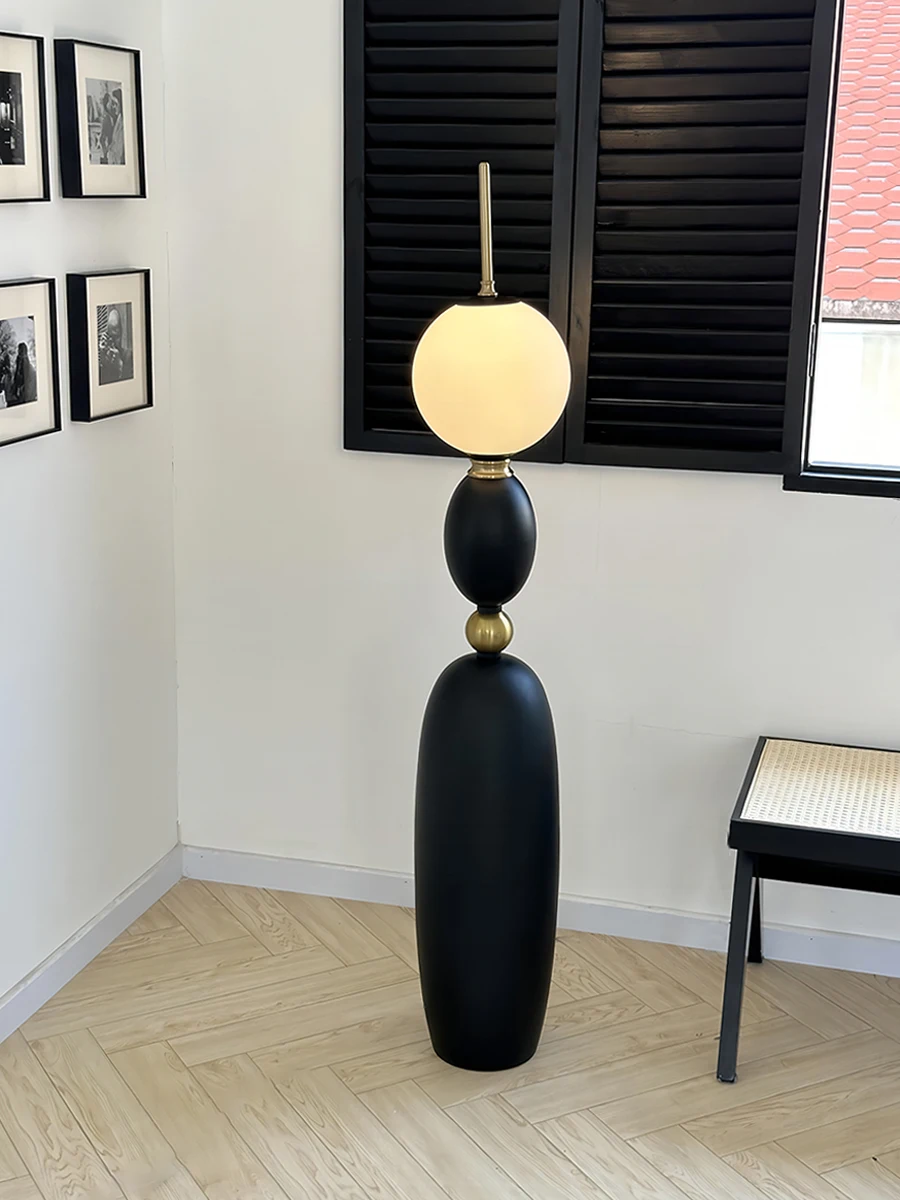 

Xl Gourd Floor Lamp Bauhaus Living Room Bedroom Sofa Vertical Corner Lamp