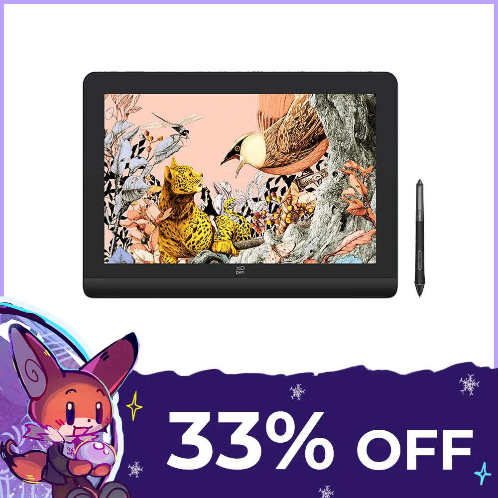 Xppen Artist Pro 16 (Gen 2) 2.5K Monitor Per Tablet Con Penna Grafica 16 Pollici X3 Pro 16K Pressione 99% Srgb Per Windows Mac Android