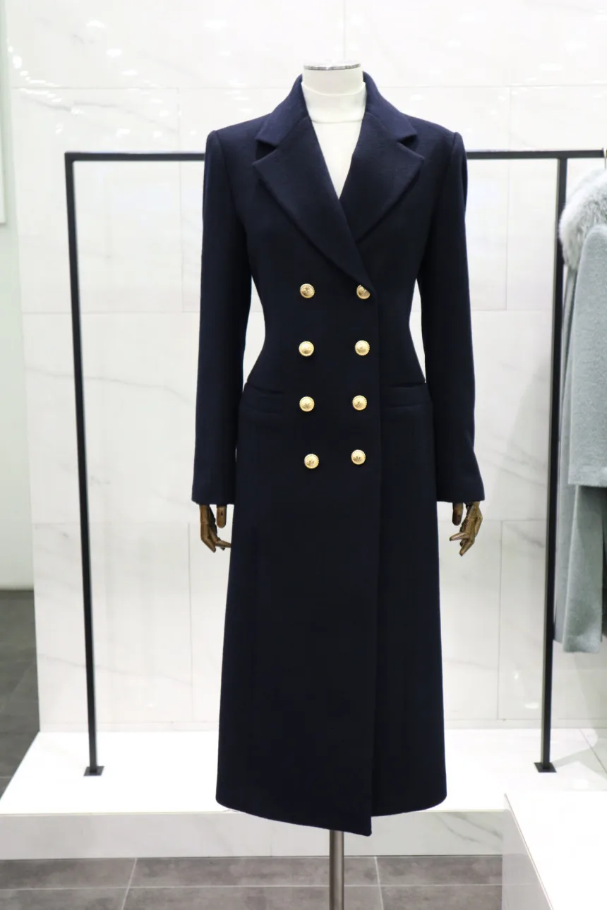 Highend New Workwear Professional Woolen Coat Suit Collar Double