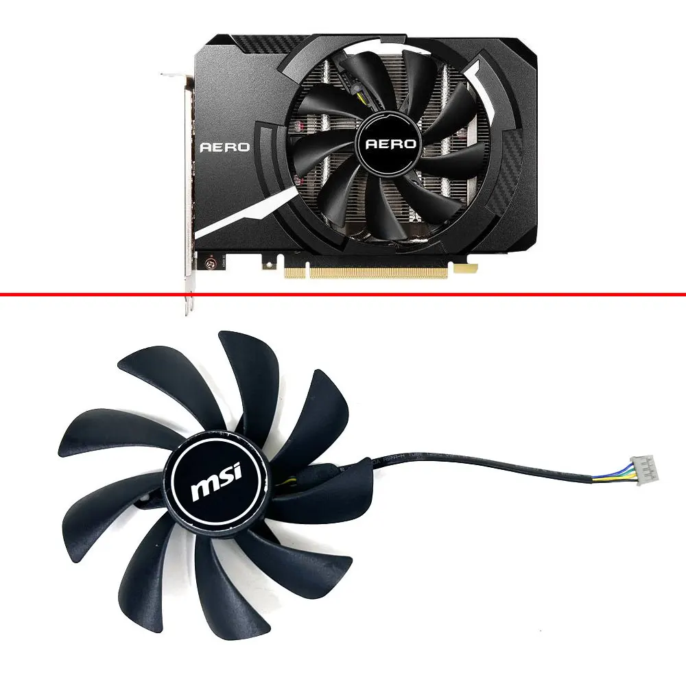 

95MM 4pin XY-D10015SH DC12V 0.55A Cooling Graphics Fan for MSI GeForce RTX 3060 AERO ITX 3060TI RTX3050 AERO ITX video card fan