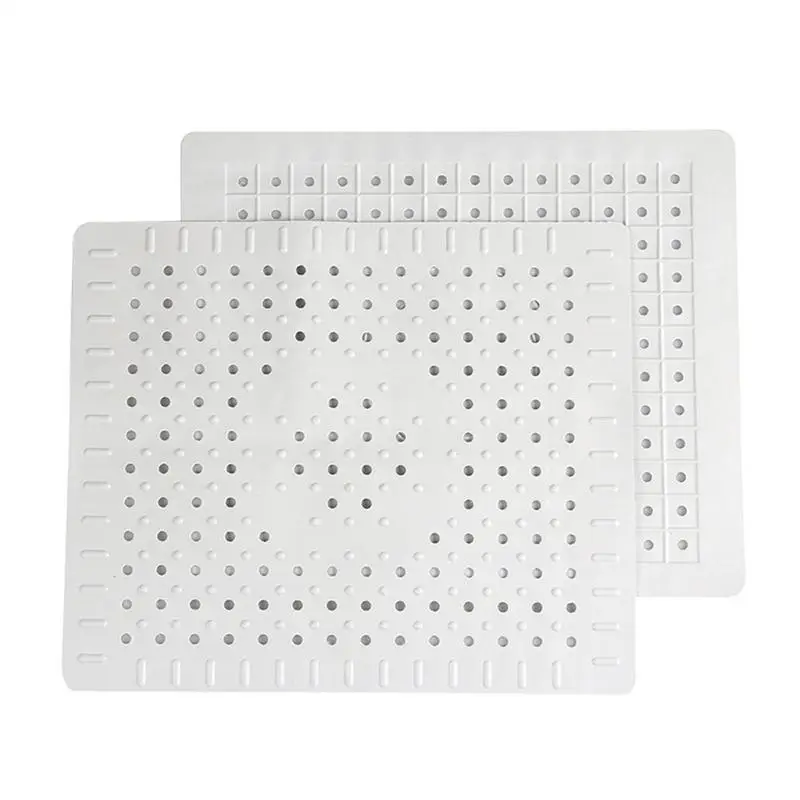 

Soft Rubber Sink Mat Draining Kitchen Accessories Square Kitchen Insulation Rubber Pad Non Slip Kitchen Tableware Mats For Home
