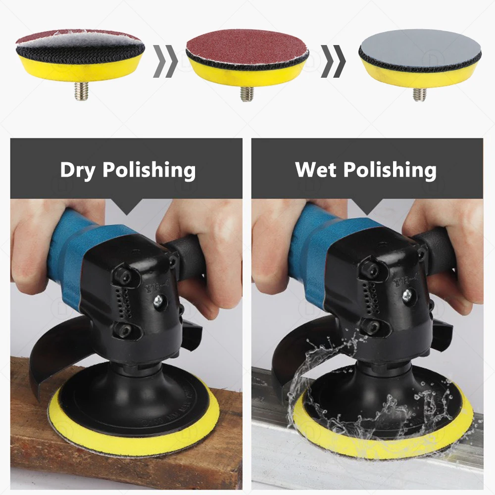 Car Detailing Headlight Restoration Kit Wool Pad Waxing Sponge Interface Pad For Auto Light Sanding Polishing Washing Cleaning images - 6