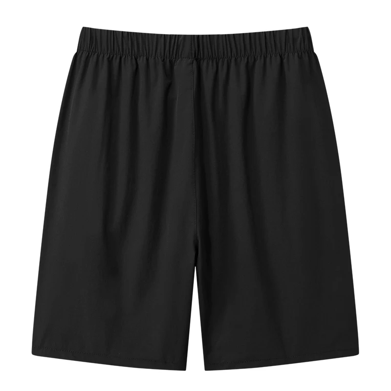 For 2024 Summer High Quality Breathe Shorts Men Casual Elastic Waist Men Quick Dry Fitness Jogging Beach Black Fahion Shorts 2