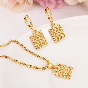 African Flower Jewelry Set 4