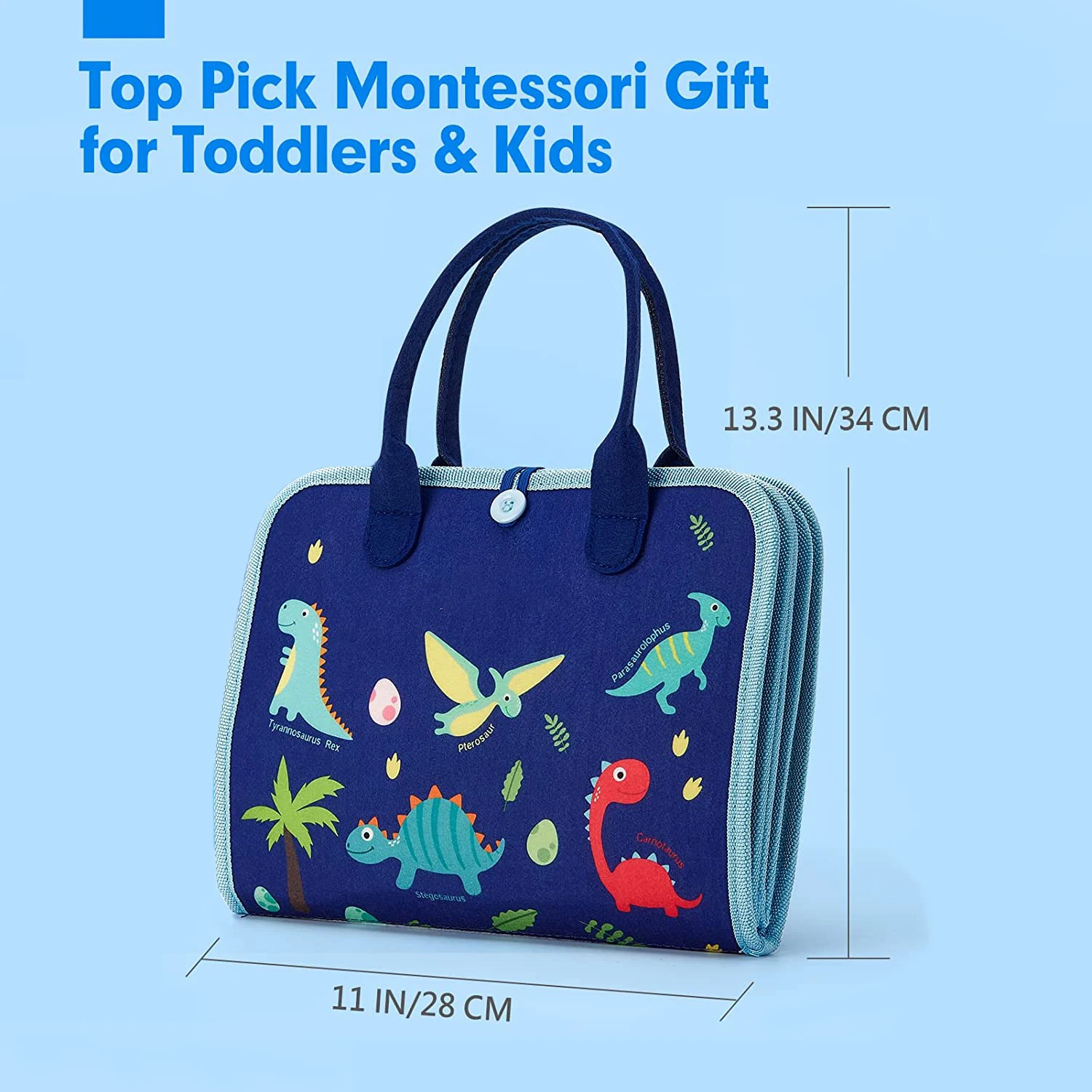 Montessori Busy Board For Toddlers Alphabet And Number Learning_voghion.com