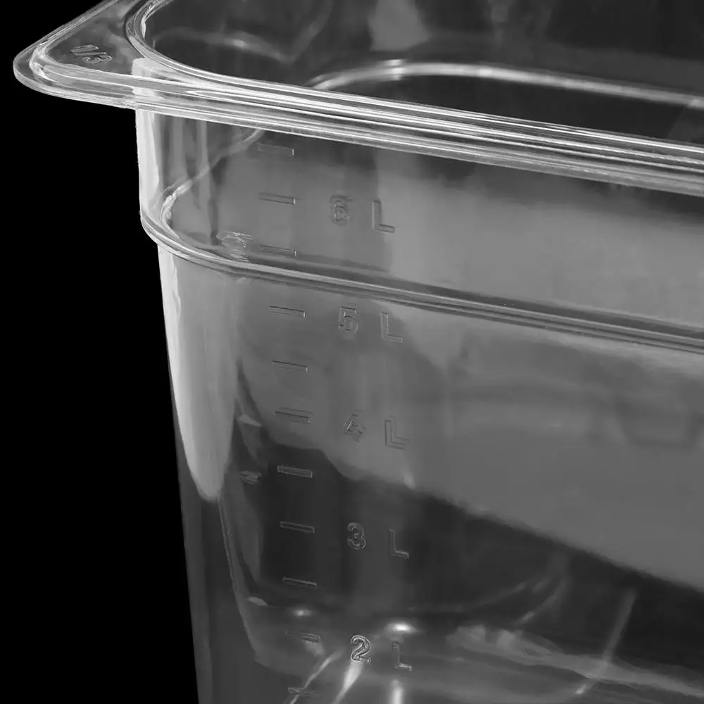 6L Sous Vide Culinary Water Tank Transparent Food Grade Material Heat Insulation Immersion Thermostatic Cooking Tools Durable