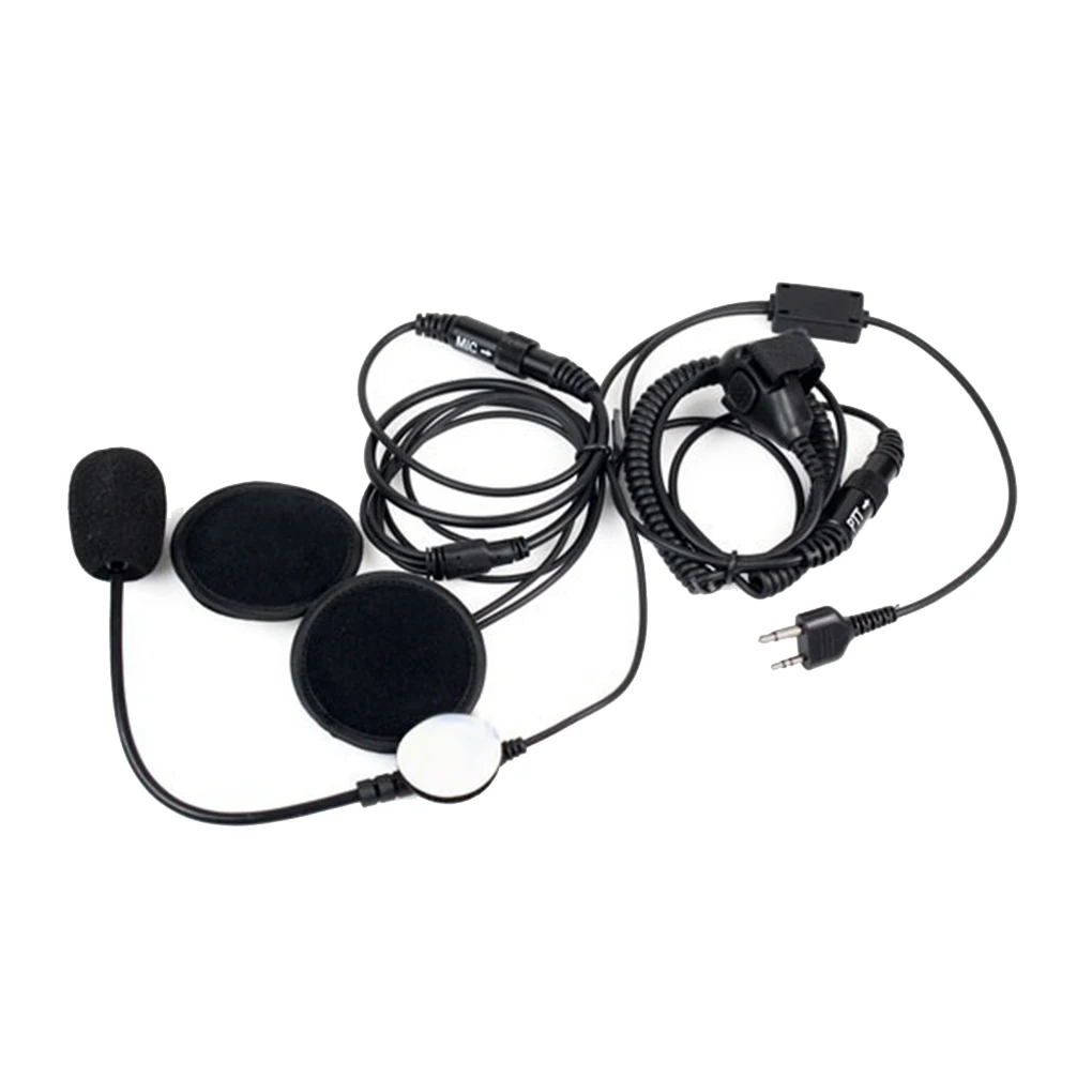 

Duarble гарнитура для мотоциклетного шлема, микрофон, сменные наушники для Midland Walkie Talkie Finger PTT