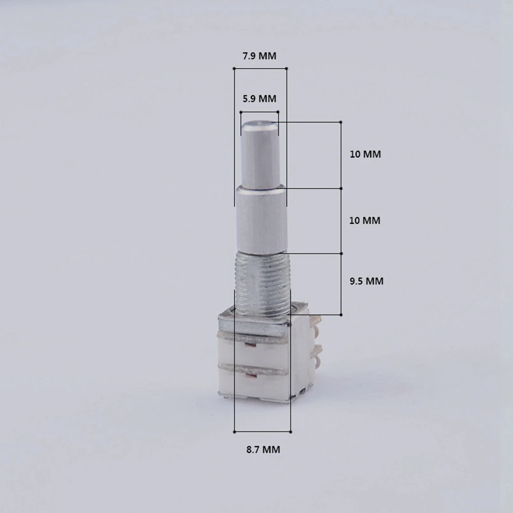 GuitarFamily Stacked Dual Concentric Potentiometer(POT) With Center Detent KR(Origin) 1 Piece guitar potentiometer