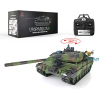 Gifts 1/16 Heng Long 7.0 Plastic Ver Leopard2A6 RC Tank 3889 Ready to Run Model for Boys Outdoor Toys TH17573-SMT8 1