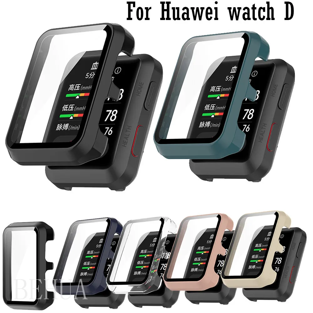 

Full Pc Protective Case For Huawei Watch D Smart Screen Protector Case For huawei watch d Cover Shell+Tempered Glass Film Cover