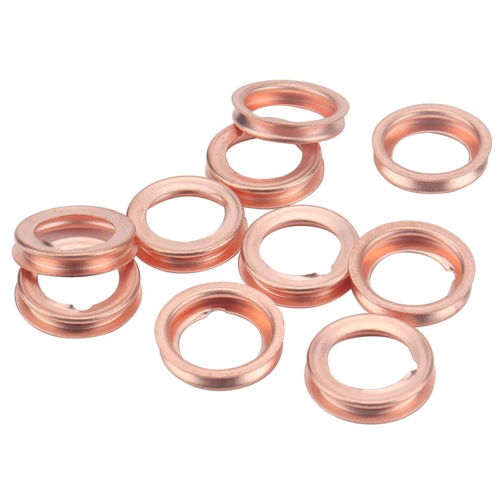 10Pcs New Oil Drian Plug Washer Gaskets For Nissan Infiniti 11026-01M02 1102601M02 Accessories