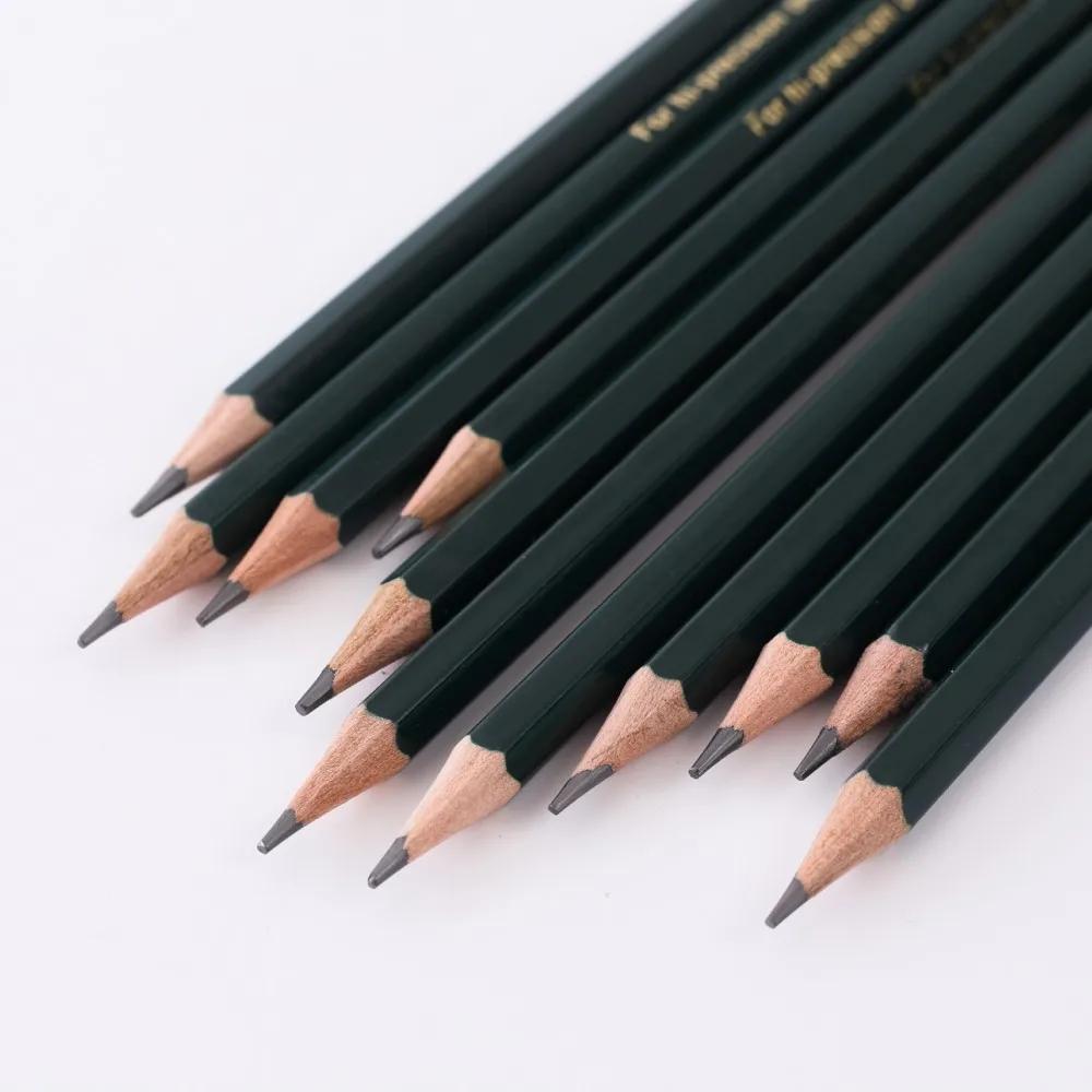 12pcs 2B Graphite Professional Drawing Pencils Sketch Pencil Black Lead Pencils for Sketching 3
