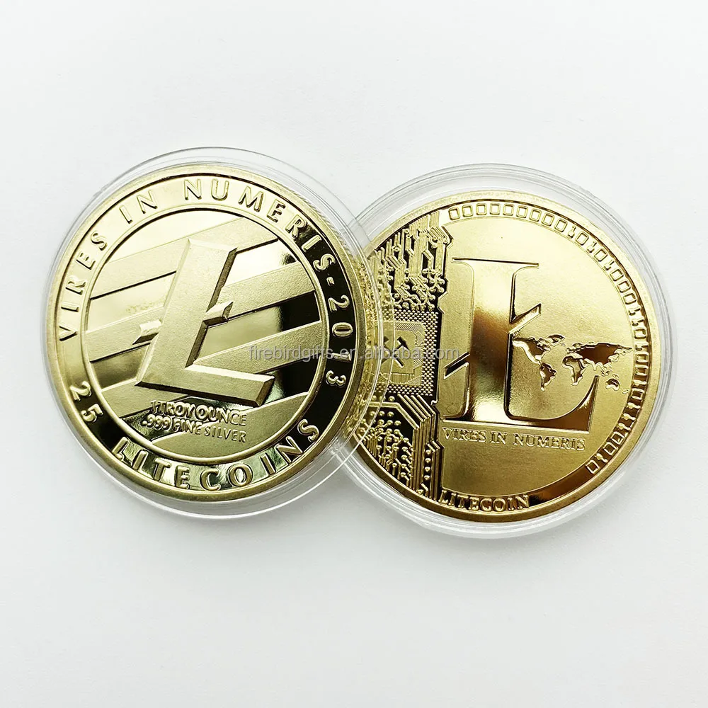 Gold Plated Bitcoin Commemorative Art Collectible