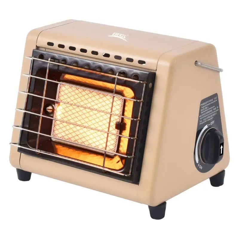 Draagbare Gasverwarming, Mini Camping Gas Verwarming, Camping Gas Verwarming, Mini Outdoor Driver Piëzo-elektrisch Verstelbaar Vuurvermogen voor Garage Vissen Slaapkamer Wandelen