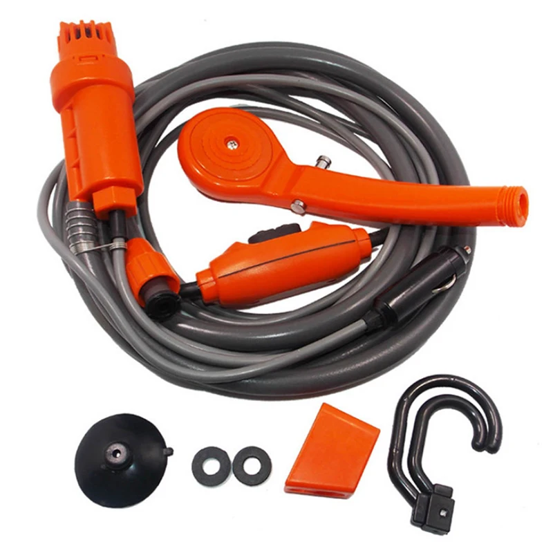 

Portable Durable High Pressure 12v Dc Portable Camping Shower Plastic Electric Hiking Water Bag Kit Portable Shower Versatile