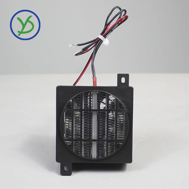 24V 100W DC Fan Thermostatic Egg Incubator Heater PTC Fan Heater Heating Element Electric 106*80mm