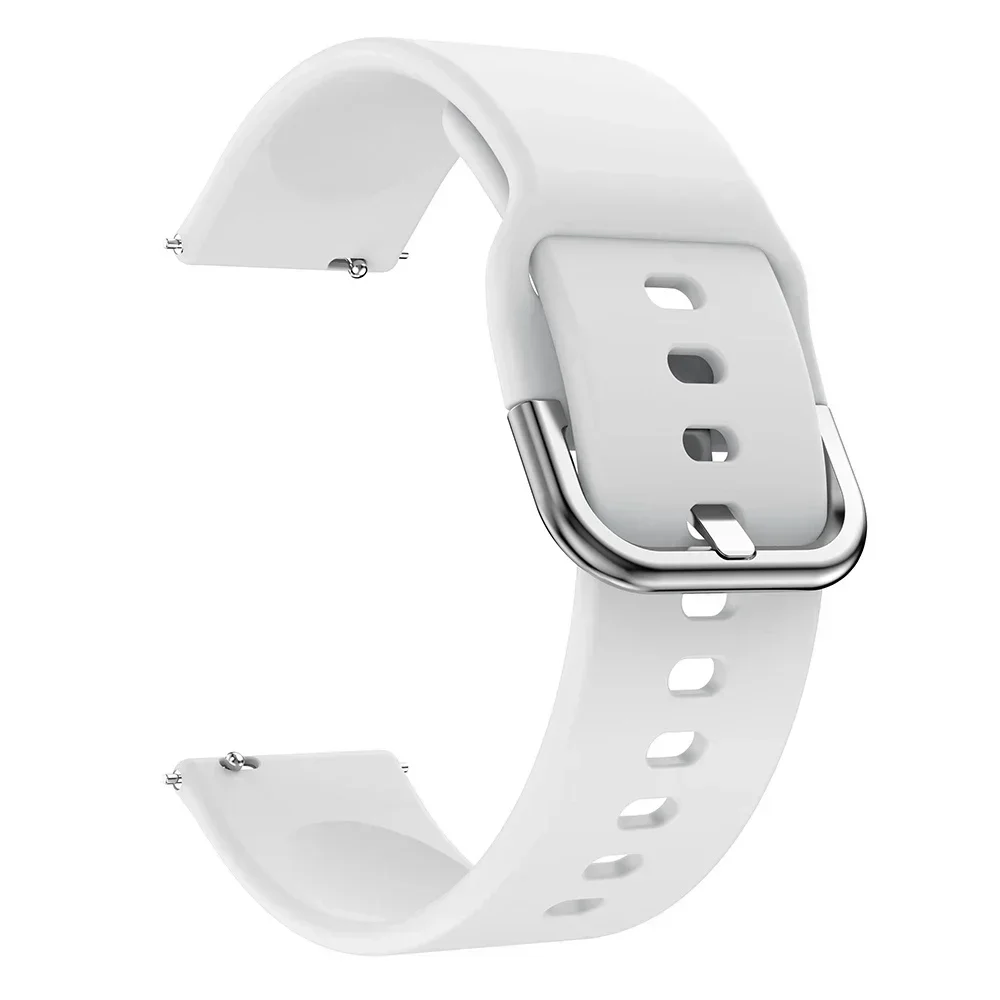 Enhanced Silicone Sports Watch Band – Premium Quality, 20mm/22mm, Multiple Fits