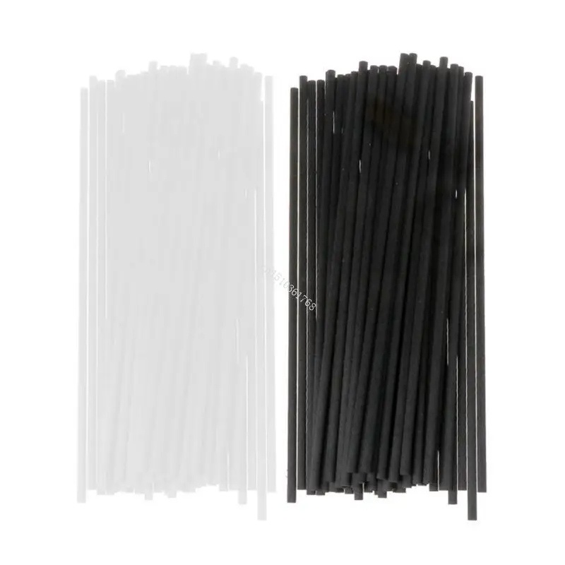 50pcs 4mm Diffuser Replacement DIY Handmade Home Decor for Extra Thick Rattan Oil Diffuser Refill Sticks 517C 3