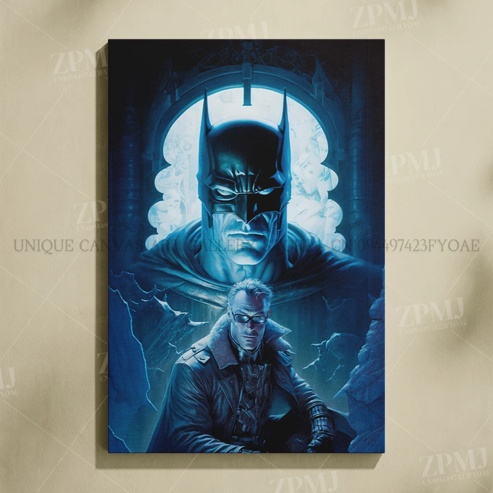Justice League Superhero Batman Wall Art - Canvas Home Decor Poster Prints