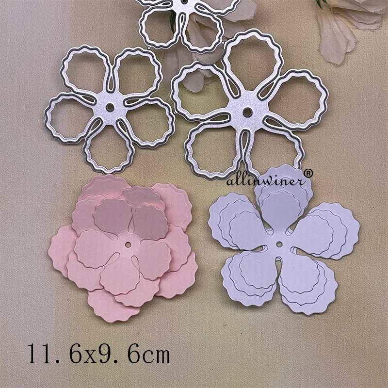 Fustelle in metallo a forma di stella, fustelle per la creazione di biglietti, goffratura per album di ritagli, fai da te, decorazioni di biglietti di carta