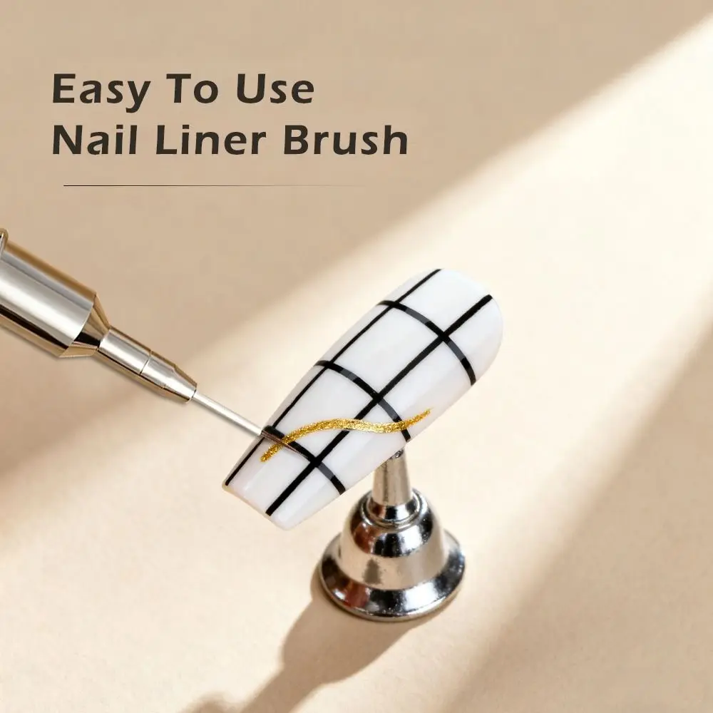 6/9/12/15/18mm 네일 라이너 브러쉬 샌달우드 폴 프로페셔널 네일 라인 드로잉 브러쉬 네일 아트 페인팅 브러쉬 네일 페인팅