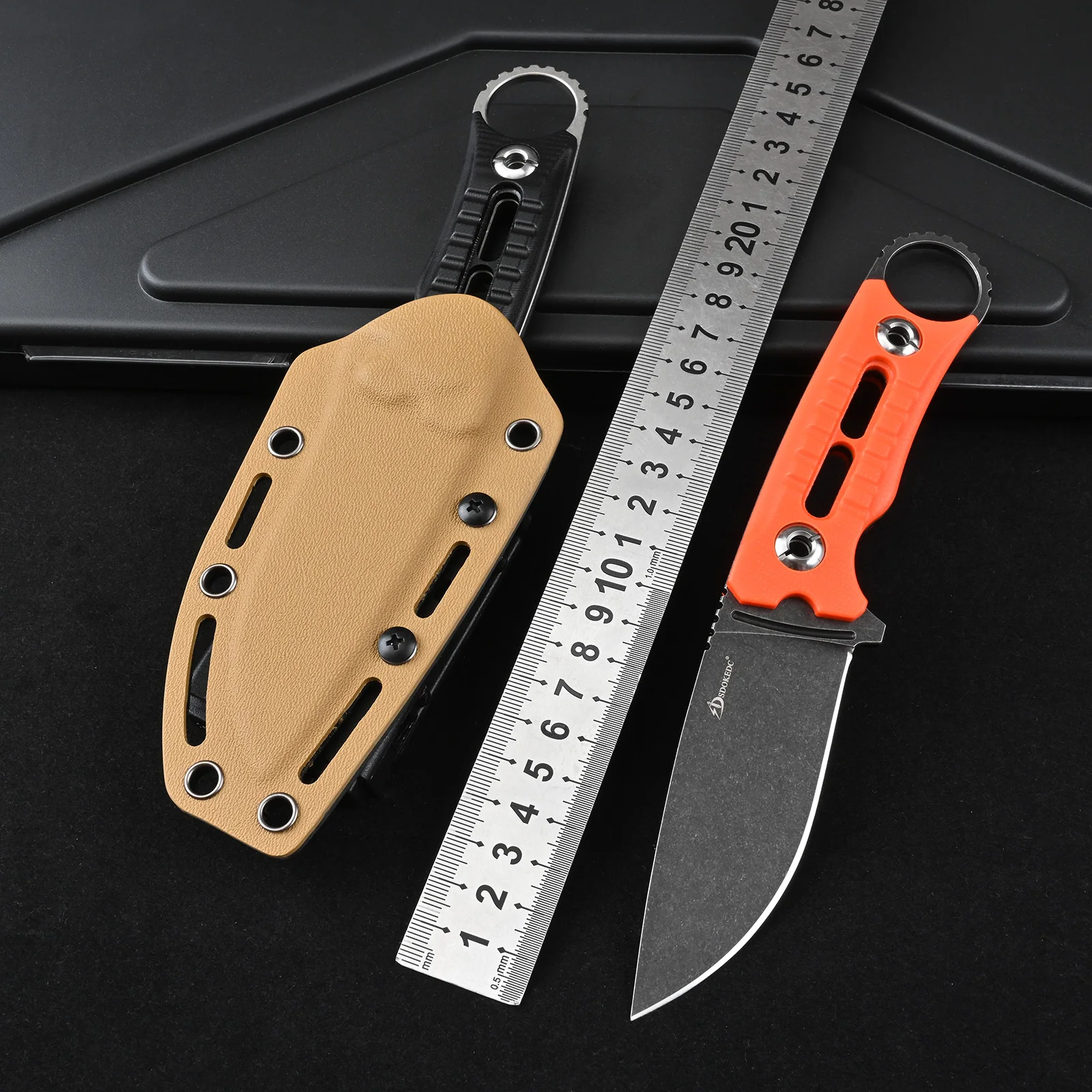 DC53 Steel Camping Tactical Survival Knife Hunting Utility Fixed Blade Knives Outdoors EDC Tool G10 Handle 3