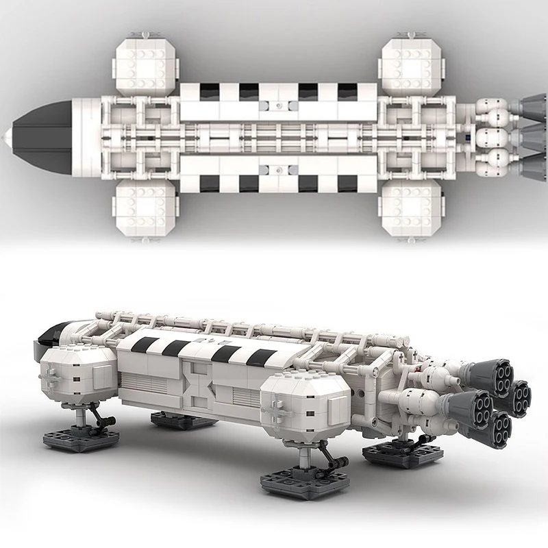 

Конструктор MOC 1999 Space Eagle, Космический порт, пусковой центр, космический корабль, самолёт, подарки для детей