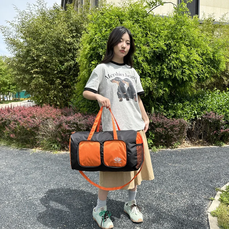 New travel folding bag for men and women with large capacity, lightweight, casual, multi-functional - 4