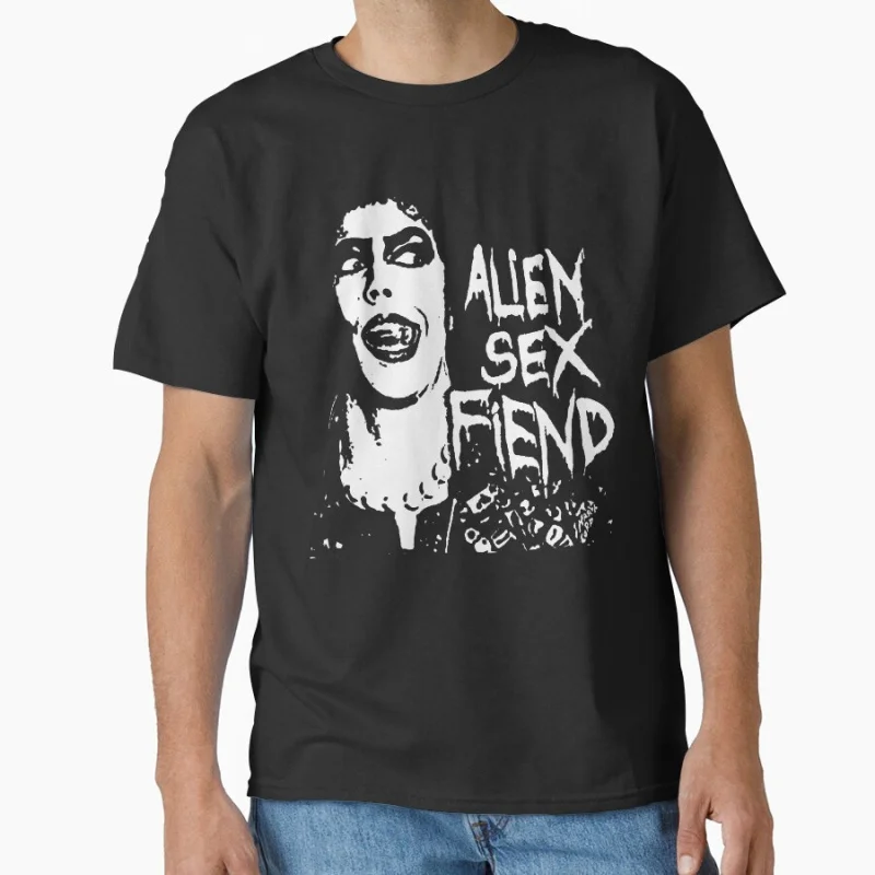 Rocky Horror Picture Show Frank n Furter Alien Sex Fiend 80er Jahre Vintage Horrorfilme T-Shirt große Größe Erwachsene Tops S-6XL