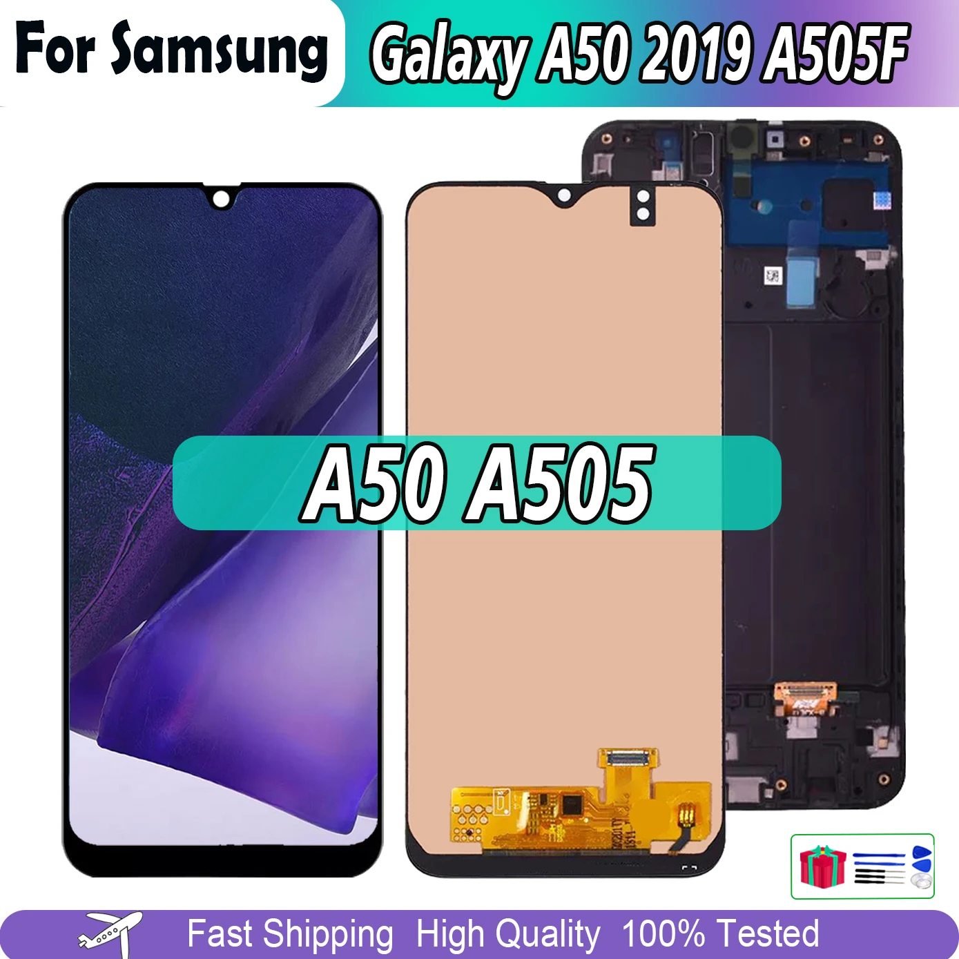 AMOLED-LCD-For-Samsung-A50-LCD-Display-Touch-Screen-Assembly-Digitizer ...