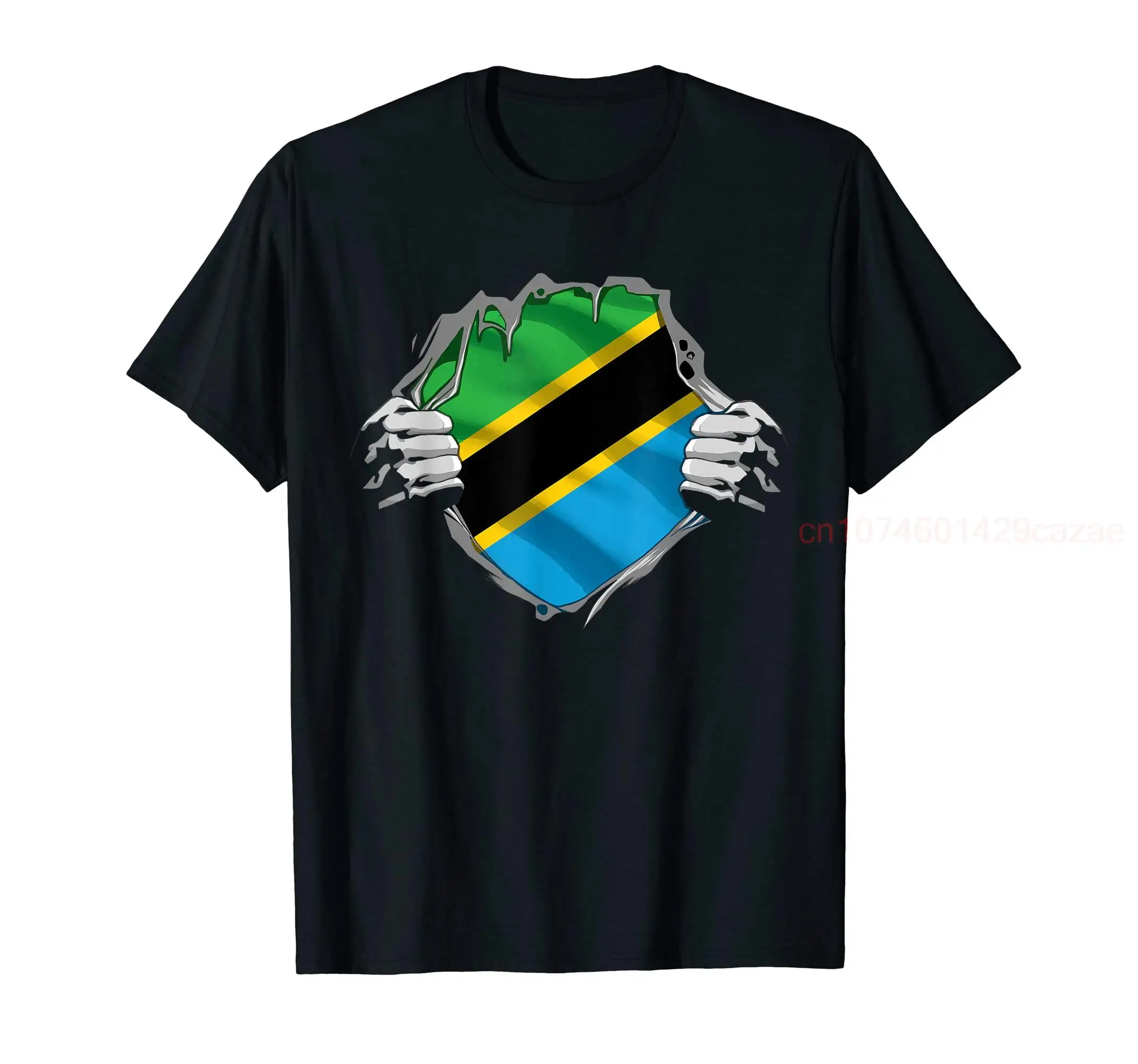 

100% Cotton Super Tanzanian Heritage Proud Tanzania Roots Flag T-Shirt MEN WOMEN UNISEX T Shirts Size S-6XL