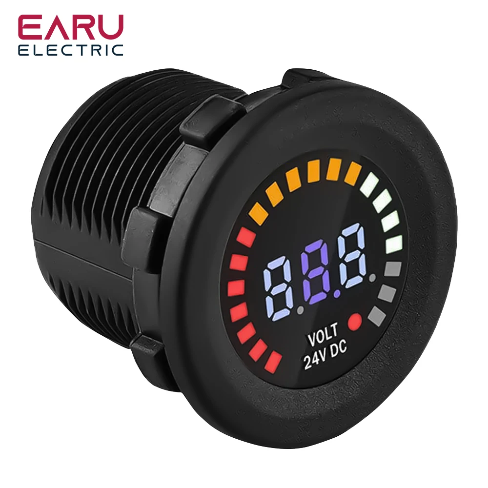 EARU CS-489A1 12V Motorcycle Car accessories LED Digital Display Voltmeter Waterproof Voltage Volt Meter Gauge Motorbikes Cars Boats ATV UTV - Image 6
